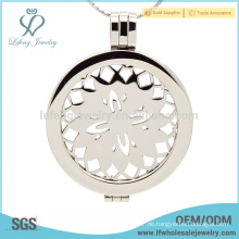 Deluxe Modeschmuck, schwimmende Charme locket, offene Münze Medaillon